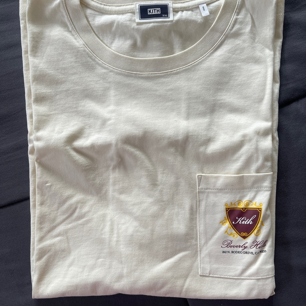 Kith Cream Short Sleeve Pocket Tee